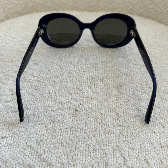 Warby Parker Navy Blue Round Sunglasses Lola